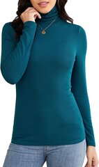 Женская блузка с высоким воротником Siddhe, синяя цена и информация | Женские блузки, рубашки | pigu.lt