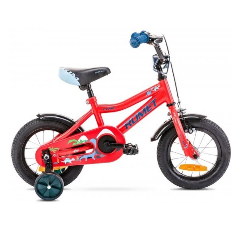Vaikiškas dviratis Romet Tom 12", raudonas цена и информация | Dviračiai | pigu.lt