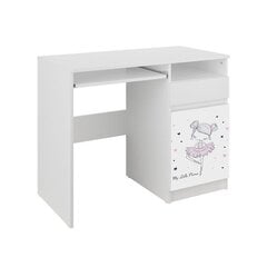 Vaikiškas rašomasis stalas BabyBoo Balerina N35, baltas цена и информация | Компьютерные, письменные столы | pigu.lt