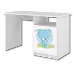 Vaikiškas rašomasis stalas BabyBoo Blue Bear, baltas kaina ir informacija | Kompiuteriniai, rašomieji stalai | pigu.lt