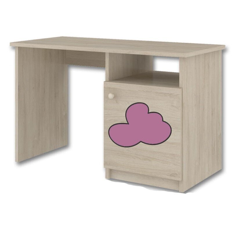 Vaikiškas rašomasis stalas BabyBoo Decorated Cloud, 02, smėlio spalvos цена и информация | Kompiuteriniai, rašomieji stalai | pigu.lt