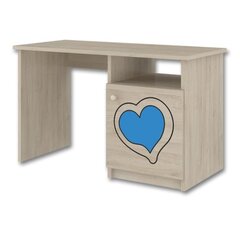 Vaikiškas rašomasis stalas BabyBoo Decorated Heart, 01, smėlio spalvos цена и информация | Компьютерные, письменные столы | pigu.lt