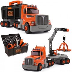 Vilkikas su priedais Smoby Truck Black & Decker kaina ir informacija | Žaislai berniukams | pigu.lt