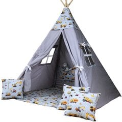 Детская палатка Lalulip, серый  цена и информация | Детские игровые домики | pigu.lt