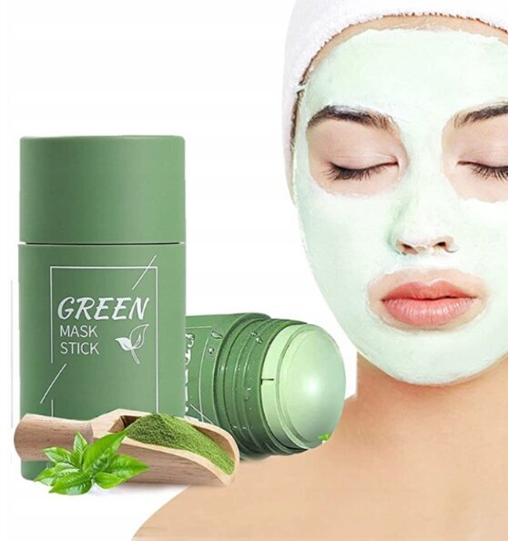 Veido kaukė su žaliąją arbata Green, 40 g kaina ir informacija | Veido kaukės, paakių kaukės | pigu.lt