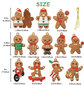 Kalėdinis žaislas Sausainis Electronics LV-1, 6cm, 12 vnt. kaina ir informacija | Eglutės žaisliukai, viršūnės | pigu.lt