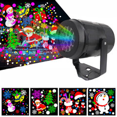 USB Powered Рождественский проектор Снежинка, Электроника LV-5, 1 штука цена и информация | Рождественские украшения | pigu.lt