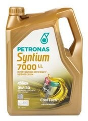 Моторное масло Petronas Syntium 7000 LL 0W-30, 5л. цена и информация | Моторные масла | pigu.lt