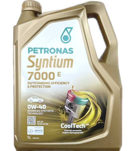 Petronas Syntium 7000 Hybrid 0W-20 SP variklių alyva, 5L цена и информация | Variklinės alyvos | pigu.lt