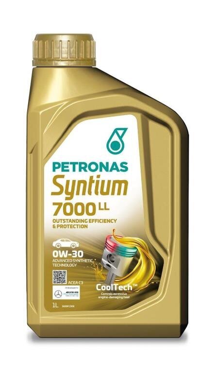Petronas Syntium 7000 LL 0W-30 variklių alyva, 1L цена и информация | Variklinės alyvos | pigu.lt