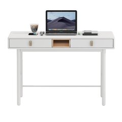 Письменный стол IRIS 120x60xH75см, белый цена и информация | Компьютерные, письменные столы | pigu.lt