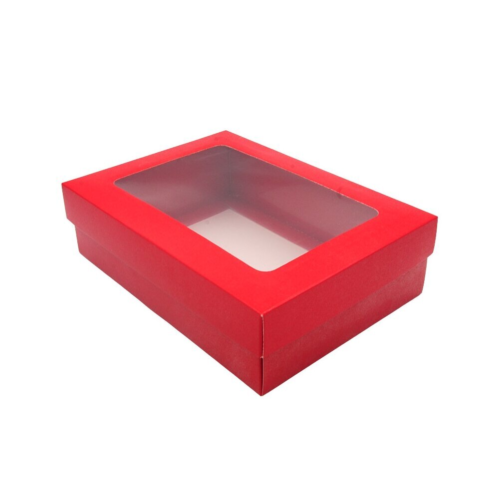 Dovanų dėžutė su langeliu, 1 vnt. kaina ir informacija | Dovanų pakavimo priemonės | pigu.lt