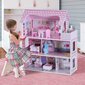Medinis lėlių namelis mergaitėms 61x26,5x71cm цена и информация | Žaislai mergaitėms | pigu.lt