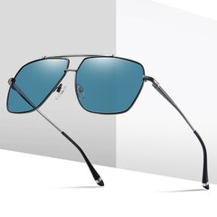 Mėlyni akiniai nuo saulės, juodi цена и информация | Легкие и мощные прозрачные защитные очки для велосипедов | pigu.lt