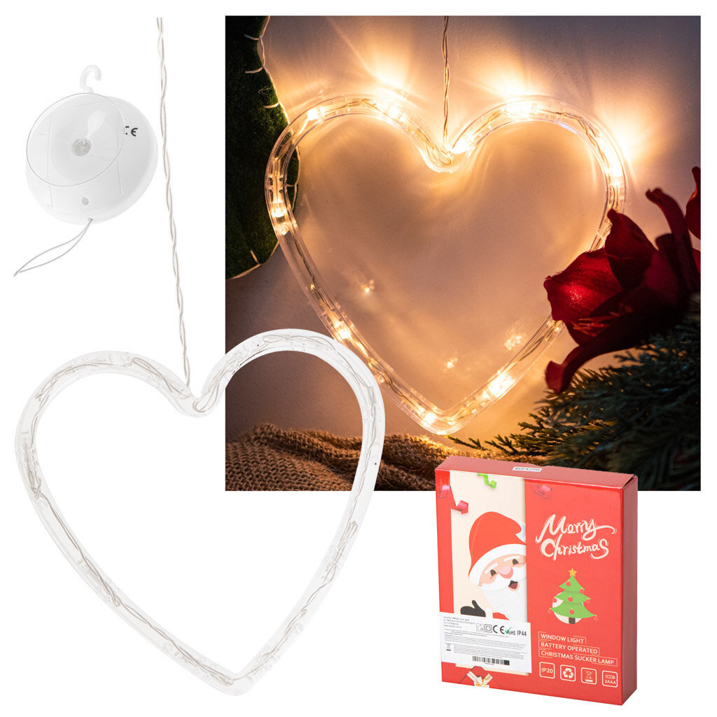 Kalėdinė dekoracija Šviečianti širdėlė kaina ir informacija | Kalėdinės dekoracijos | pigu.lt