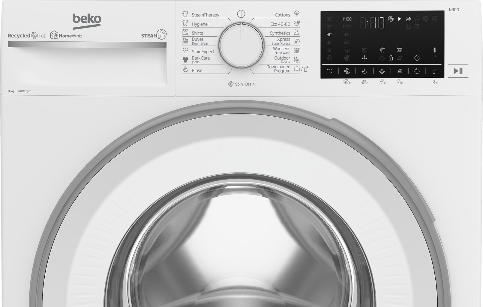 Beko B3WFU59413W kaina ir informacija | Skalbimo mašinos | pigu.lt