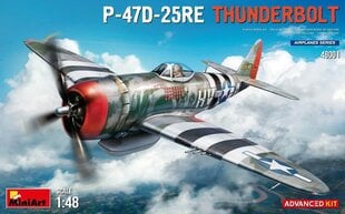 Klijuojamas Modelis MiniArt 48001 P-47D-25RE Thunderbolt Advanced Kit 1/48 kaina ir informacija | Klijuojami modeliai | pigu.lt