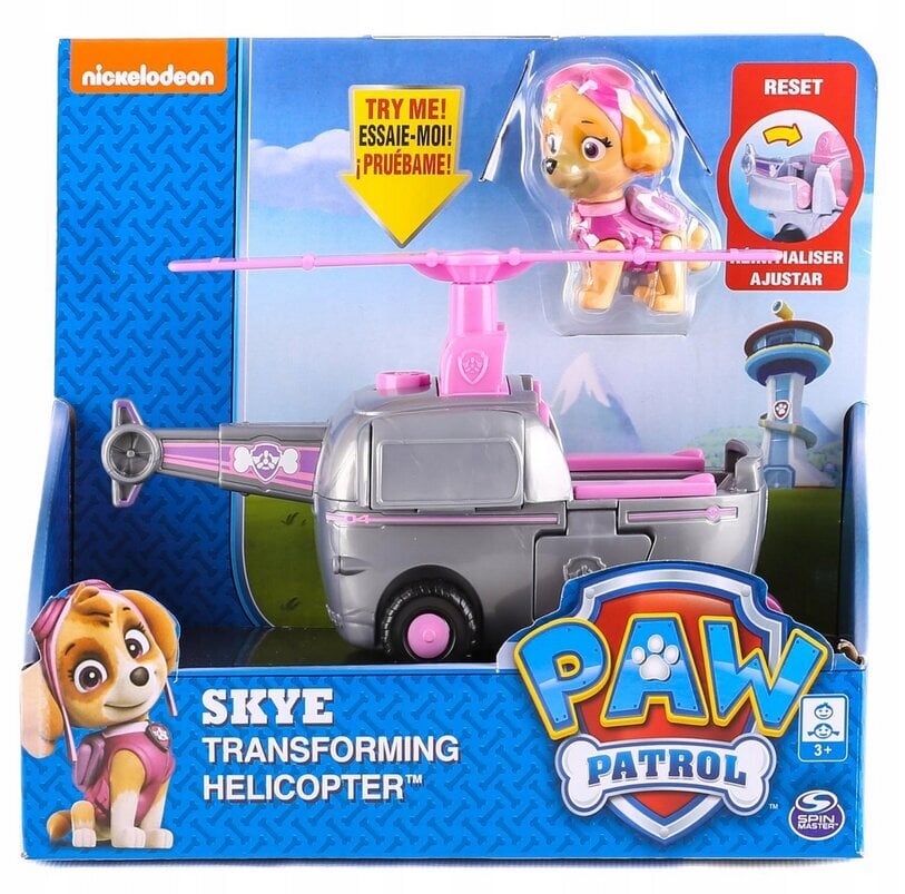 Vaikiškas sraigtasparnis Spin Master, su figūrėle цена и информация | Žaislai mergaitėms | pigu.lt