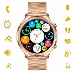 Manta SWU301GD Gold kaina ir informacija | Išmanieji laikrodžiai (smartwatch) | pigu.lt