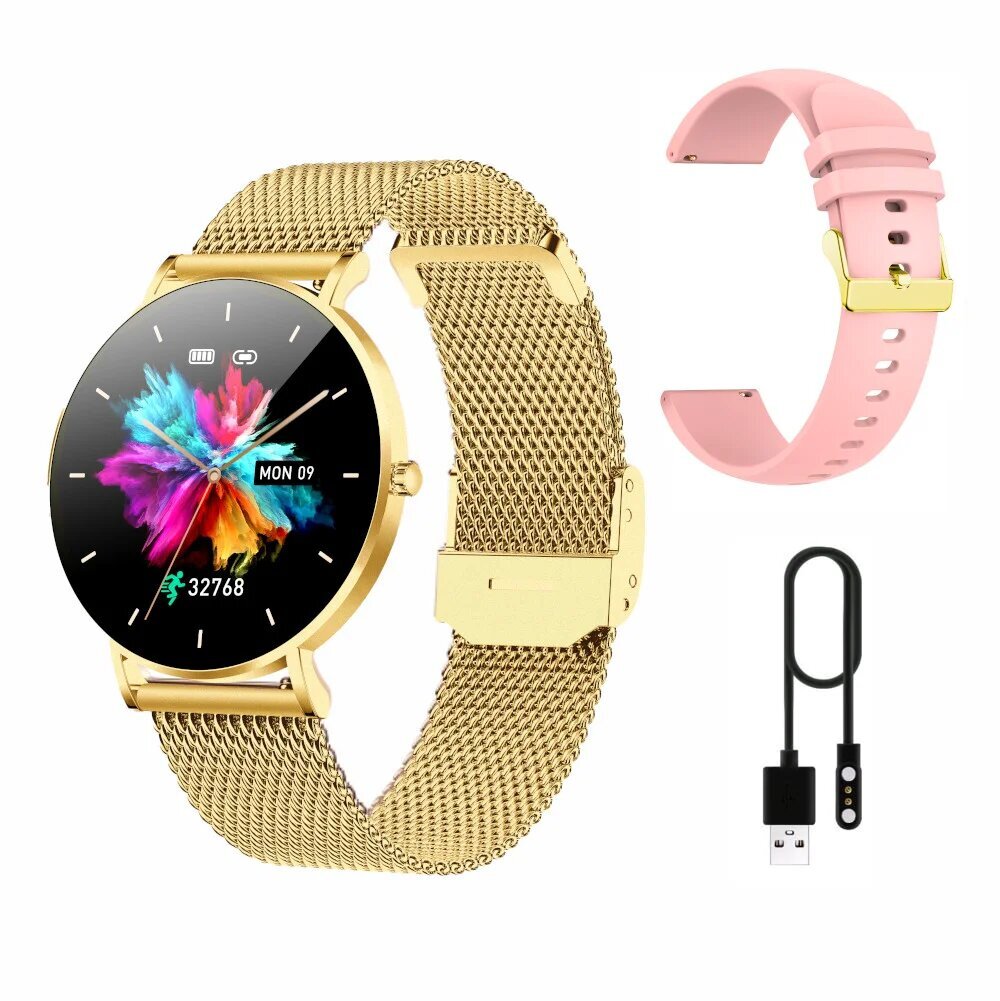 Manta SWU501LGD Gold kaina ir informacija | Išmanieji laikrodžiai (smartwatch) | pigu.lt