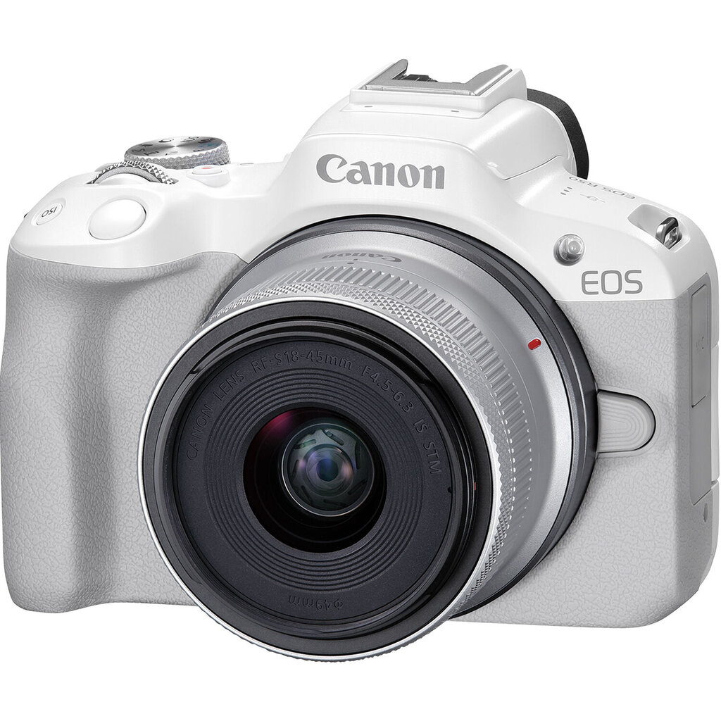 Canon EOS R50 + RF-S 18-45mm IS STM + RF-S 55-210mm IS STM kaina ir informacija | Skaitmeniniai fotoaparatai | pigu.lt