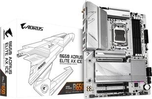 Gigabyte B650 Aorus Elite AX Ice kaina ir informacija | Gigabyte Kompiuterinė technika | pigu.lt