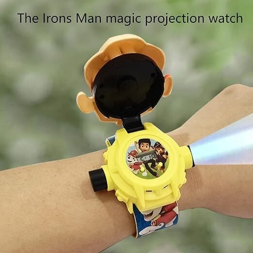 Laikrodis su projektoriumi vaikams Paw Patrol Rubble kaina ir informacija | Aksesuarai vaikams | pigu.lt