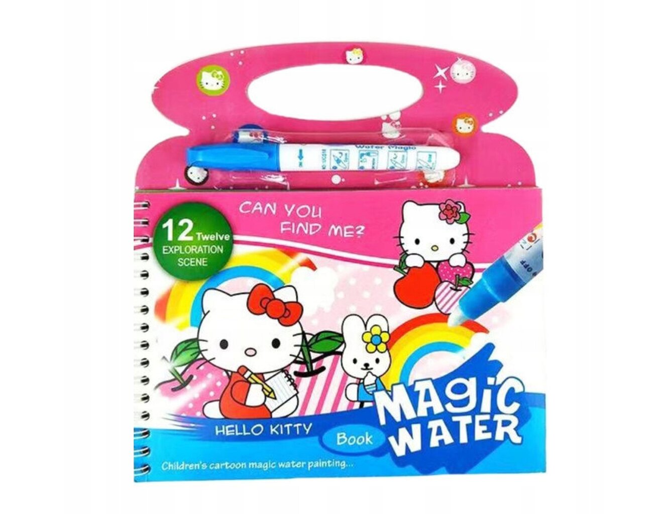 Magiška vandens knygelė Hello Kitty kaina ir informacija | Lavinamieji žaislai | pigu.lt