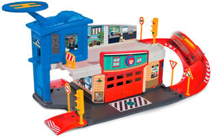 Гараж пожарной и полиции 2в1 Jada Toys Fireman Sam (Пожарный Сэм) цена и информация | Игрушки для мальчиков | pigu.lt