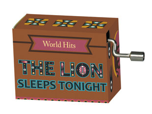 Музыкальная шкатулка Fridolin The Lion Sleeps Tonight World Hits цена и информация | Развивающие игрушки | pigu.lt