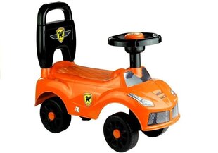 Pasispiriama mašinytė Racer, oranžinė kaina ir informacija | Žaislai kūdikiams | pigu.lt