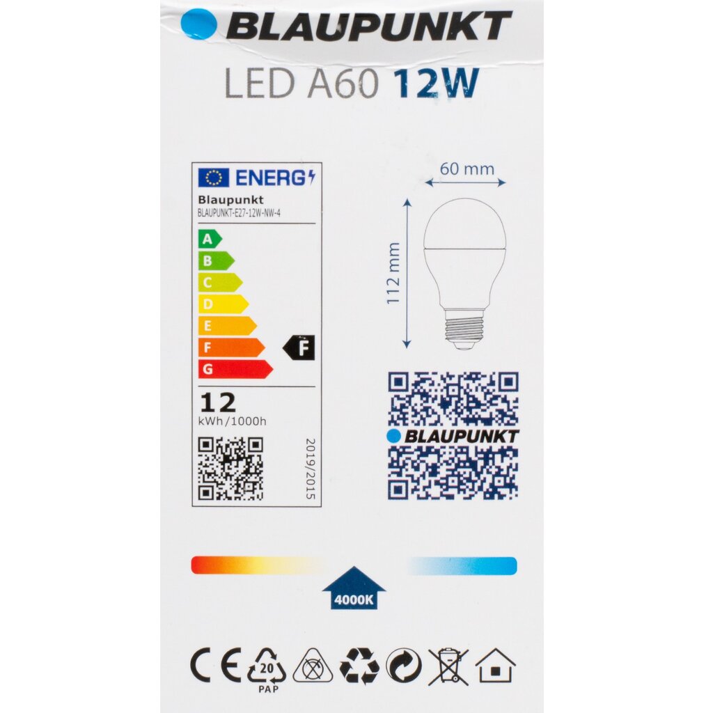 Blaupunkt led lempa kaina ir informacija | Elektros lemputės | pigu.lt