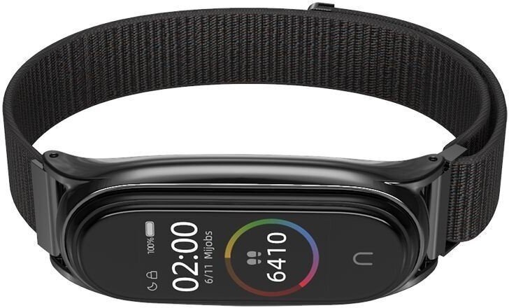 Xiaomi Mi Band 5/6, juoda kaina ir informacija | Išmaniųjų laikrodžių ir apyrankių priedai | pigu.lt