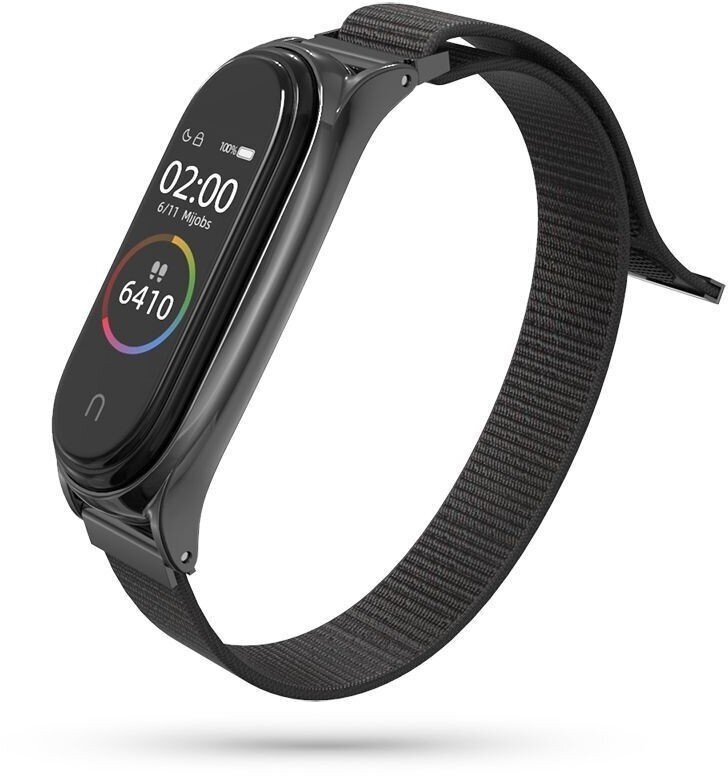 Xiaomi Mi Band 5/6, juoda kaina ir informacija | Išmaniųjų laikrodžių ir apyrankių priedai | pigu.lt