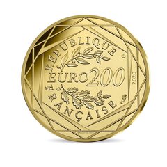 Kolekcinė 200 Eur moneta Smurfai, auksinė kaina ir informacija | Numizmatika | pigu.lt