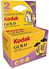 Фотопленка Kodak Gold 200/24x2 цена и информация | Аксессуары для фотоаппаратов | pigu.lt