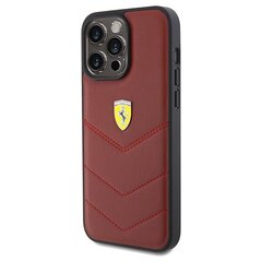 Mercedes MEHMP15X23RHSK iPhone 15 Pro Max 6.7" czarny|black hardcase Stripes Pattern Leather MagSafe цена и информация | Чехлы для телефонов | pigu.lt