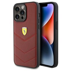 Mercedes MEHMP15X23RHSK iPhone 15 Pro Max 6.7" czarny|black hardcase Stripes Pattern Leather MagSafe цена и информация | Чехлы для телефонов | pigu.lt