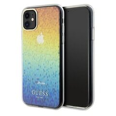 Guess GUHCN61HDECMI iPhone 11 | Xr 6.1" wielokolorowy hardcase IML Faceted Mirror Disco Iridescent цена и информация | Чехлы для телефонов | pigu.lt