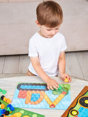 Мозаика - Трактор, 107 шт. цена и информация | Развивающие игрушки | pigu.lt