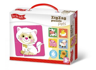 Зигзаг пазл - Домашние животные цена и информация | Развивающие игрушки | pigu.lt