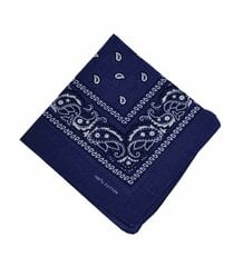 Universalus šalikas- bandana, mėlyna цена и информация | Женские шапки | pigu.lt