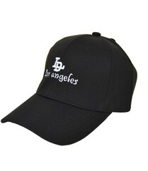 Universali Los Andželo beisbolo kepurė, juoda kaina ir informacija | Kepurės moterims | pigu.lt
