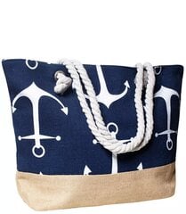 Moteriškas paplūdimio krepšys su inkarais цена и информация | Женская сумка Bugatti | pigu.lt