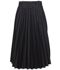 Джинсовая юбка длины миди черная цена и информация | Юбки | pigu.lt