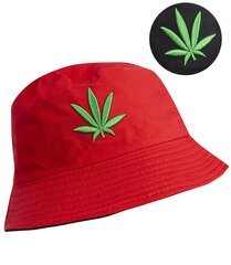 Universali kepurė- skrybelė, raudona, juoda kaina ir informacija | Kepurės moterims | pigu.lt
