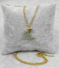 Ожерелье с подвеской из бирюзовой луны цена и информация | Женские браслеты | pigu.lt