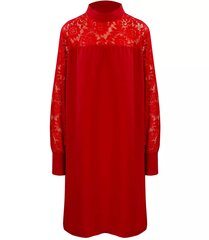 Женское элегантное кружевное платье миди А-силуэта цена и информация | Платья | pigu.lt