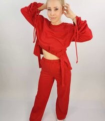 Laisvalaikio kostiumas moterims 14301-6, raudonas цена и информация | Спортивная одежда женская | pigu.lt