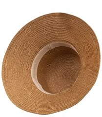 Соломенная шляпа из рафии с завязками-шнурами цена и информация | Женские шапки | pigu.lt